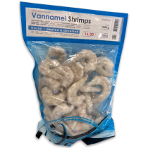Jona Vannamei Shrimps P&D 16/20 IQF 10 x 1kg 25%-IN