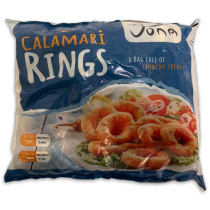 Jona Battered Squidrings 40/60 IQF 16 x 500g -ES