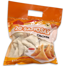 Khalifa Chicken Samosa 20 pcs 10 x 650g -BU