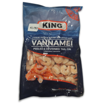 Vannamei shrimps CPTO 41/50 10 x 1 kg 30%-VN