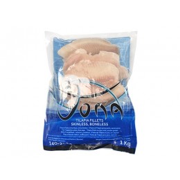 JONA Tilapiafillets skin&boneless 140-200g 10x1kg IQF 20%-CN JONA Tilapiafillets skin&boneless 140-200g 10x1kg IQF 20%-CN