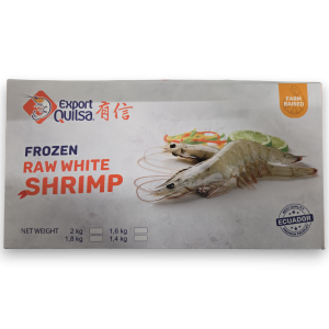 EQ Vannamei shrimps HOSO 30/40 IQF 6 x 2kg 20% -EC