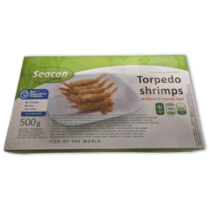 Seacon Breaded Torpedo Shrimps 26/30 IQF 10 x 500g -VN