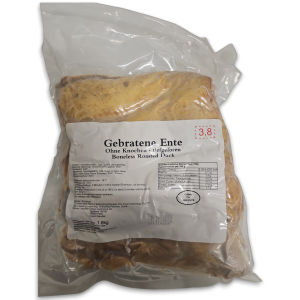 Roasted Boneless duckhalves 1860-1950g 6 x 6 pc 11.4kg -CN