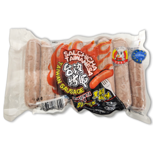 Meng Fu Taiwan Pork Sausage Black Pepper VP 16 x 430g -ES