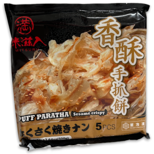 香酥手抓饼 Puff Paratha Sesame Crispy 100g/pc INT 18 x 500g -CN