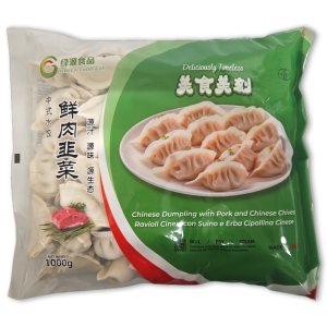 MengFu 猪肉芹菜水饺 Pork and Celery Ravioli IQF 12 x 400g -ES
