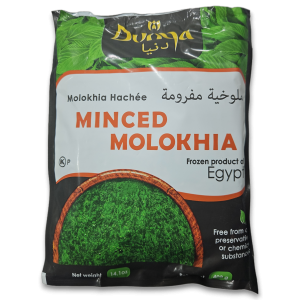 Dunya Frozen Minced Molokhia (Ewedu,Krain, Ademe) 20x400g-EG