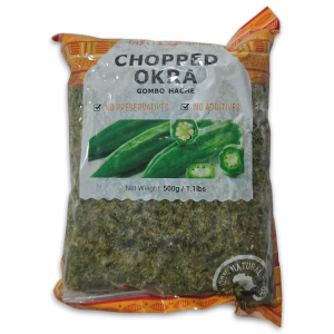 Frozen Ground / Chopped Okra 25 x 500g-CM