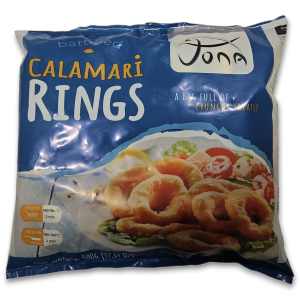 JONA Squid Rings battered 40/60 16 x 500 gr -ES