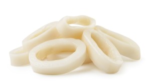 Squid rings raw 10 x 1kg 4-8 cm 20%-CN