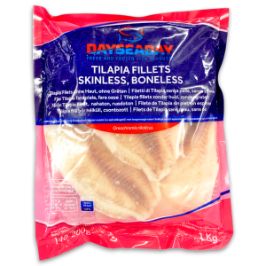 DSD Tilapia Fillet PBO S/OFF 140-200g IQF 10 x 1kg 20%-VN