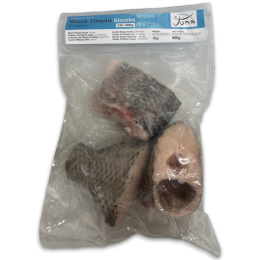 Jona Tilapia Steaks 250-400g VP 5 x 1kg 20% -CN
