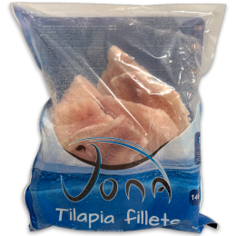Jona Tilapia Fillets PBO S/OFF 140-200g IQF 10 x 1kg 20% -CN