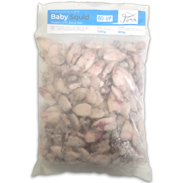 Jona Baby Squid PBO 80-UP IQF 10 x 1kg 20% -IN