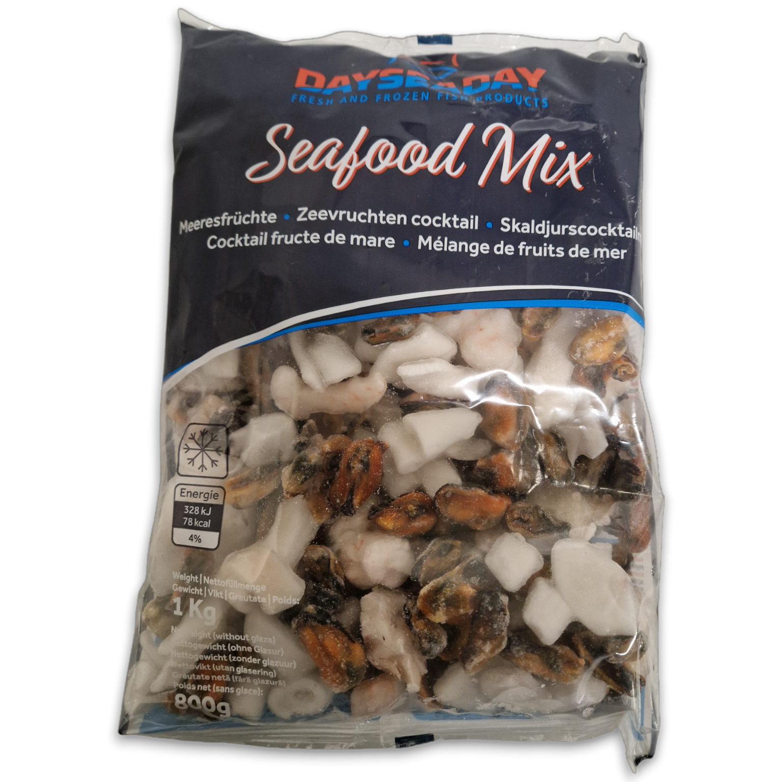 DSD Seafood Mix Mussel IQF 10 x 1kg 20% -ES
