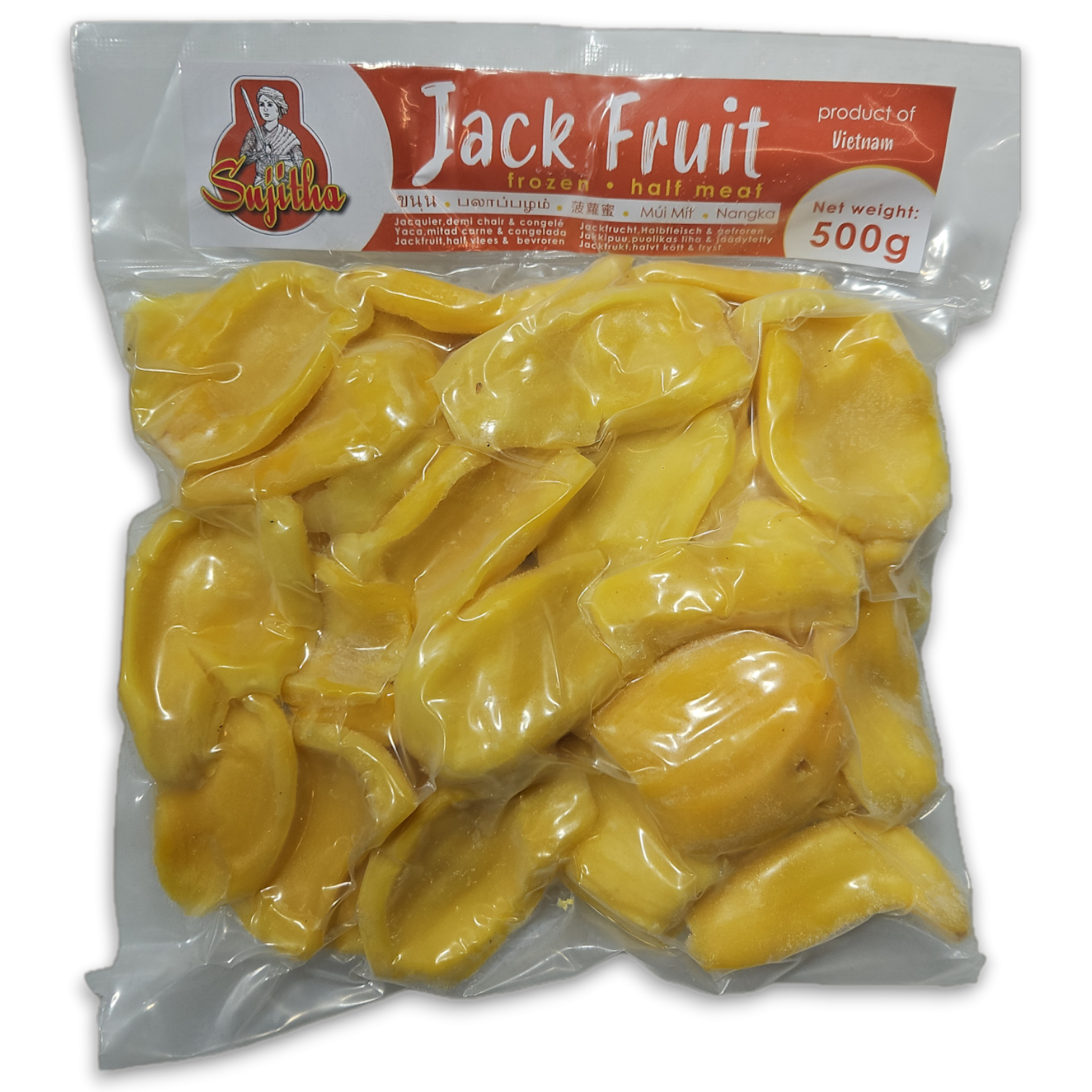 Sujitha Frozen Ripe Jackfruit Half Meat W/O Seed 20x500g-VN