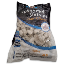 Bonemer Vannamei Shrimps P&D 26/30 IQF 10 x 1kg 30%-IN