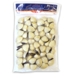 DSD Cooked White Clam WR 40/60 VP 10 x 1kg 10% -VN