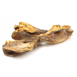 Codfish Heads Naturally Dried -Gadus morhua- 3 kg - NO Codfish Heads Naturally Dried -Gadus morhua- 3 kg - NO