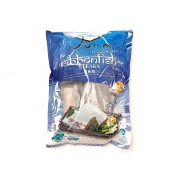 Jona Ribbon Fish steaks skin on IQF 10-12 cm 10x1 kg 20%-IN Jona Ribbon Fish steaks skin on IQF 10-12 cm 10x1 kg 20%-IN
