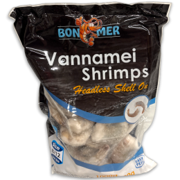 Bonemer Vannamei Shrimps HLSO ezp 8/12 IQF 10 x 1kg 30% -VN