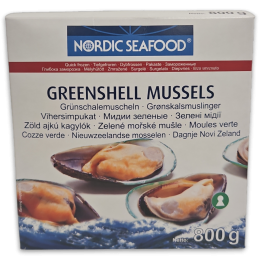 Nordic Halfshell Mussels Medium 10 x 800g -NZ