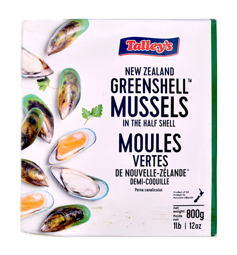 Mussels halfshell large 20/30 12 x 800 g 0%-NZ